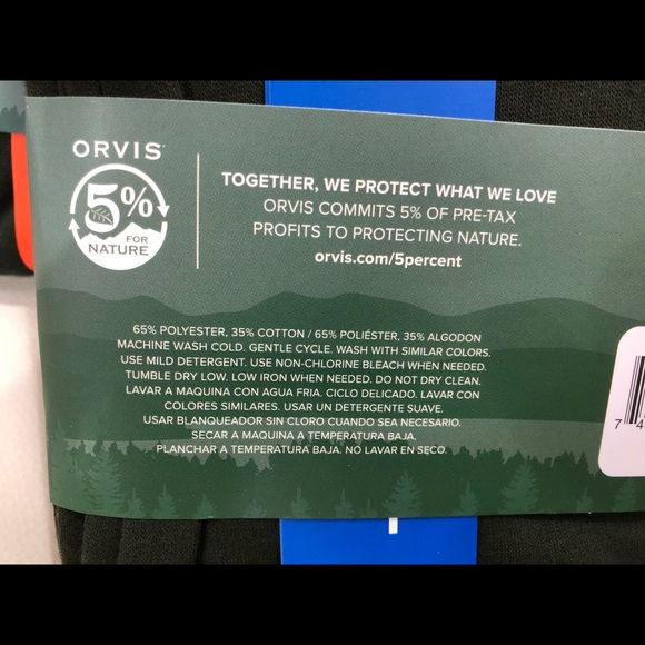 Orvis men luxe fleece jogger GREEN‎ - Picture 3 of 4